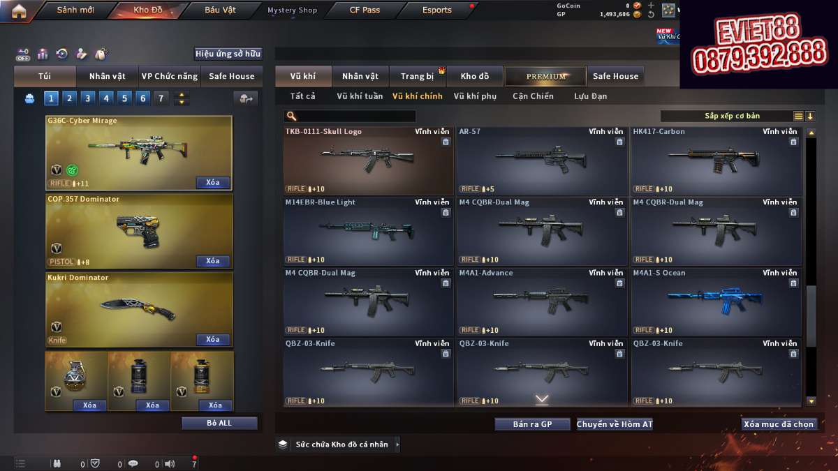 shop acc cf uy tin gia re